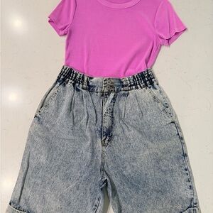 Vintage Jordache Acid Wash Denim Shorts